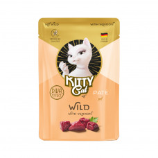 Kitty Cat Venison Pate 85g - bezobilné mokré krmivo, paštéta pre mačky, s divinou