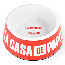 Dashi La Casa De Papel Original Red Bowl - melamínová miska, pre psov a mačky, motív zo série House of Paper - S