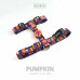 Dashi Pumpkin Back Harness - nastaviteľný postroj na stráženie psa, vzor halloweenskej tekvice - L