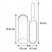 Flamingo Hair Remover Fura White & Grey - kefa na zber vlasov Flamingo Hair Remover Fura White & Grey - kefa na zber vlasov
