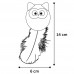 Flamingo Cat Winny Owl 14cm - hračka sova mačka, s pierkovým boa a mačacím štipcom, šuští Flamingo Cat Winny Owl 14cm - hračka sova mačka, s pierkovým boa a mačacím štipcom, šuští
