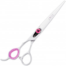 Kenchii Love Lefty Straight Scissors - profesionálne nožnice na starostlivosť pre ľavákov s ergonomickou rukoväťou, rovné - 7"