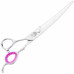 Kenchii Love Lefty Curved Scissors - profesionálne, ľavoruké nožnice na ošetrovanie s ergonomickou rukoväťou, zahnuté - 7"