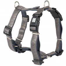Max&Molly Comfort Harness Matrix 2.0 Stone - mäkký postroj pre psa, s QR ID a nastavením, sivý - XS