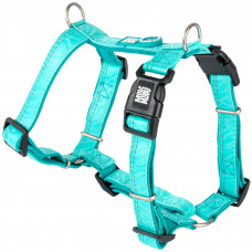 Max&Molly Comfort Harness Matrix 2.0 Turquoise - mäkký postroj pre psa, s QR ID a úpravou, tyrkysový - S