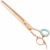 Kenchii Rose Thinner 7,5" - ružovo-zlaté efilačné nožnice na strihanie, 54 jemne brúsených zubov Kenchii Rose Thinner 7,5" - ružovo-zlaté efilačné nožnice na strihanie, 54 jemne brúsených zubov