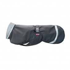 Kuori Pomppa Graphite - priedušná pláštenka pre psov, šedá - 75