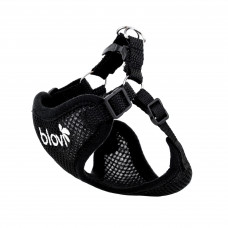 Biglo Air Flow Black - ľahký, vzdušný a beztlakový postroj pre psa, čierny - XS