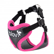 Biglo Air Flow Pink - ľahký, vzdušný a beztlakový postroj pre psa, ružový - XS