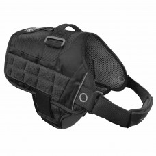 Kurgo RSG Townie Harness Black - odolný taktický postroj pre psa, čierny - S