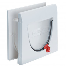 PetSafe Staywell Classic mačacie dvierka s tunelom - 4-polohové mačacie dvierka s tunelom - biele