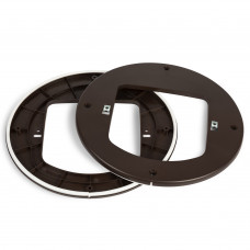 PetSafe Microchip Inštalačný adaptér dvierok pre mačky - inštalačný adaptér pre dvierka PetSafe Microchip - Hnedá