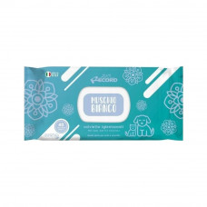 Record Salviette Muschio Bianco 40 ks - univerzálne obrúsky na čistenie srsti, očí, uší psov a mačiek, s vôňou bieleho pižma