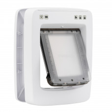 PetSafe SmartDoor Connected Pet Door - dvierka pre psov a mačky s čipom, Wi-Fi, aplikácia na telefón - M