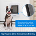 PetSafe SmartDoor Connected Pet Door - dvierka pre psov a mačky s čipom, Wi-Fi, aplikácia na telefón - M