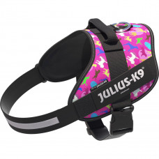 Julius-K9 IDC Powerharness Dogz - postroj pre psa, s odrazkami, farebný psí vzor - 1