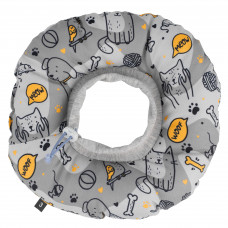 Biglo Pet Recovery Soft Cone Light Gray - obojok pre psov a mačky, mäkký, svetlosivý - 3