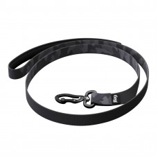 Julius-K9 MoreColor Leash Night Camo 120cm - páskové vodítko pre psov, neoprénová rukoväť, čierna camo Julius-K9 MoreColor Leash Night Camo 120cm - páskové vodítko pre psov, neoprénová rukoväť, čierna camo