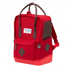 Kurgo Nomad Carrier Red - batoh pre malých psov a mačky, červený
