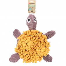 Flamingo Sniffing Carpet Puppy Turtle (38cm) - podložka na ňuchanie pre šteňa a malého psíka, korytnačka s pískadlom - šedá Flamingo Sniffing Carpet Puppy Turtle (38cm) - podložka na ňuchanie pre šteňa a malého psíka, korytnačka s pískadlom - šedá