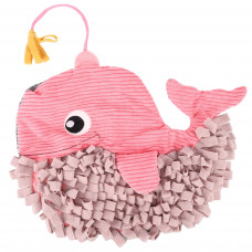 Flamingo Sniffing Carpet Puppy Whale (38cm) - podložka na ňuchanie pre šteňa a malého psíka, šuchotajúca veľryba Flamingo Sniffing Carpet Puppy Whale (38cm) - podložka na ňuchanie pre šteňa a malého psíka, šuchotajúca veľryba