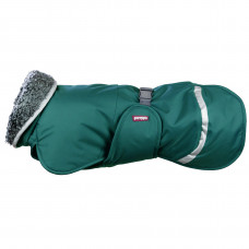 Toppa Pomppa for Harness Forest - veľmi teplá zimná bunda pre psa, s otvorom na postroj, zelená - 28