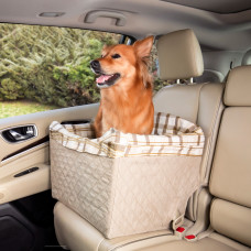 PetSafe Happy Ride Seat Tan - autosedačka pre psov do 14 kg, béžová