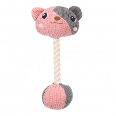 Šteniatko Flamingo Zoda Bear 26cm - plyšová hračka pre šteniatko, hlava medvedíka s povrazom a pískadlom Šteniatko Flamingo Zoda Bear 26cm - plyšová hračka pre šteniatko, hlava medvedíka s povrazom a pískadlom