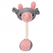 Flamingo Puppy Zoda Ram 26cm - plyšová hračka pre šteniatko, jahňacia hlava s povrazom a pískadlom Flamingo Puppy Zoda Ram 26cm - plyšová hračka pre šteniatko, jahňacia hlava s povrazom a pískadlom