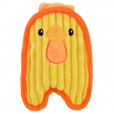 Outward Hound Durablez Chicky 16cm - pískacia hračka pre psa, bez výplne, žlté kuriatko
