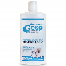 Groomer's Goop De-Greaser Liquid - odmasťovací prostriedok na srsť psov a mačiek, odstraňuje škvrny a nepríjemný zápach - 473 ml