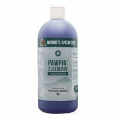 Nature's Specialties Pawpin Čučoriedkový šampón bez sĺz - šampón pre lesk vlasov pre psov a mačky, koncentrát 1:16 - 946 ml