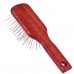 Blovi Red Wood Pin Brush - obdĺžniková drevená kefa s dlhým, 30 mm kovovým kolíkom