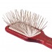 Blovi Red Wood Pin Brush - obdĺžniková, drevená kefa s dlhým, kovovým 30mm kolíkom