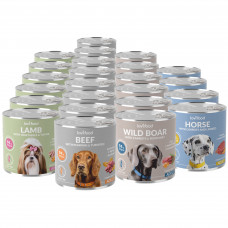 Sada krmiva Lovi Food 24x 800g - bezobilné, mokré krmivo pre psov, mix 5 príchutí Sada krmiva Lovi Food 24x 800g - bezobilné, mokré krmivo pre psov, mix 5 príchutí