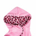Max&Molly Dog Župan Leopard Pink - župan pre psa, mäkký a savý, leopardí vzor - S