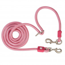 Max&Molly Rope Leash Matrix 2.0 200cm Rose - odnímateľné povrazové vodítko pre psov, ružové - S