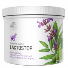 Pokusa BreedingLine LactoStop 150g - prírodný bylinný prípravok, ktorý bráni laktácii sučiek a regeneruje mliečne žľazy.