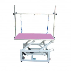 Blovi Magnum - profesionálny, veľký upravovací stôl s elektrickým zdvihom, 120x65cm - fialový