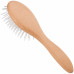 Groomer.dk De Luxe Silver Brush Small - oválna kefa s kovovými kolíkmi, malá