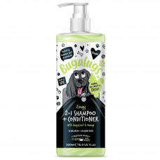 Bugalugs Zingy 2v1 Shampoo - šampón s kondicionérom pre psov, grapefruit a pomarančová vôňa - 500 ml