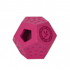 Kiwi Walker Let's Play Dodecaball Mini – geometrická hračka pre malých psov – ružová