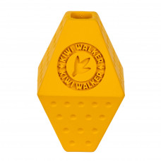 Kiwi Walker Let's Play Octaball Mini - Geometric Treat Toy pre stredného psa - oranžová