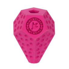 Kiwi Walker Let's Play Diaball - Geometric Treat Toy pre stredného psa - ružová