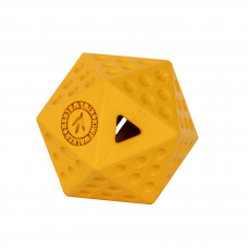 Kiwi Walker Let's Play Icosaball – geometrická hračka pre stredné psy – oranžová