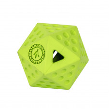 Kiwi Walker Let's Play Icosaball – geometrická hračka pre stredné psy – zelená