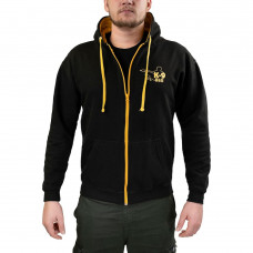 Julius-K9 Full-Zip Hoodie Unit Black/Gold - Celozipsová mikina pre trénera psov - XXL