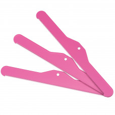 Náhradné hrebene Groomi 3ks. - Náhradné čepele pre Groomi kefu na odstraňovanie nečistôt - ružová