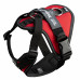 Julius-K9 IDC Longwalk Light Harness Red - ľahký trekingový postroj pre psov, s vreckom na GPS, červený - L