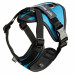 Julius-K9 IDC Longwalk Light Harness Aquamarine - ľahký trekingový postroj pre psov, s vreckom na GPS, modrý - XL